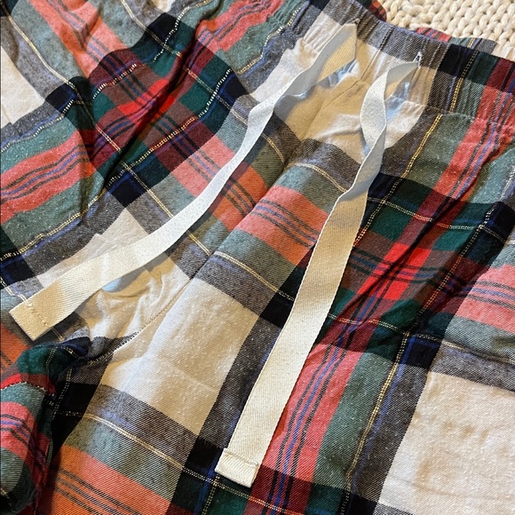 Victoria’s Secret Red Green Plaid Flannel Pajama Pants Size M - Picture 4 of 6